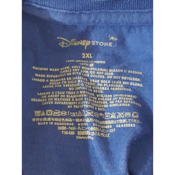 Disney Store Mickey Mouse Mens Short Sleeve Shirt 2XL Blue - Picture 4 of 7